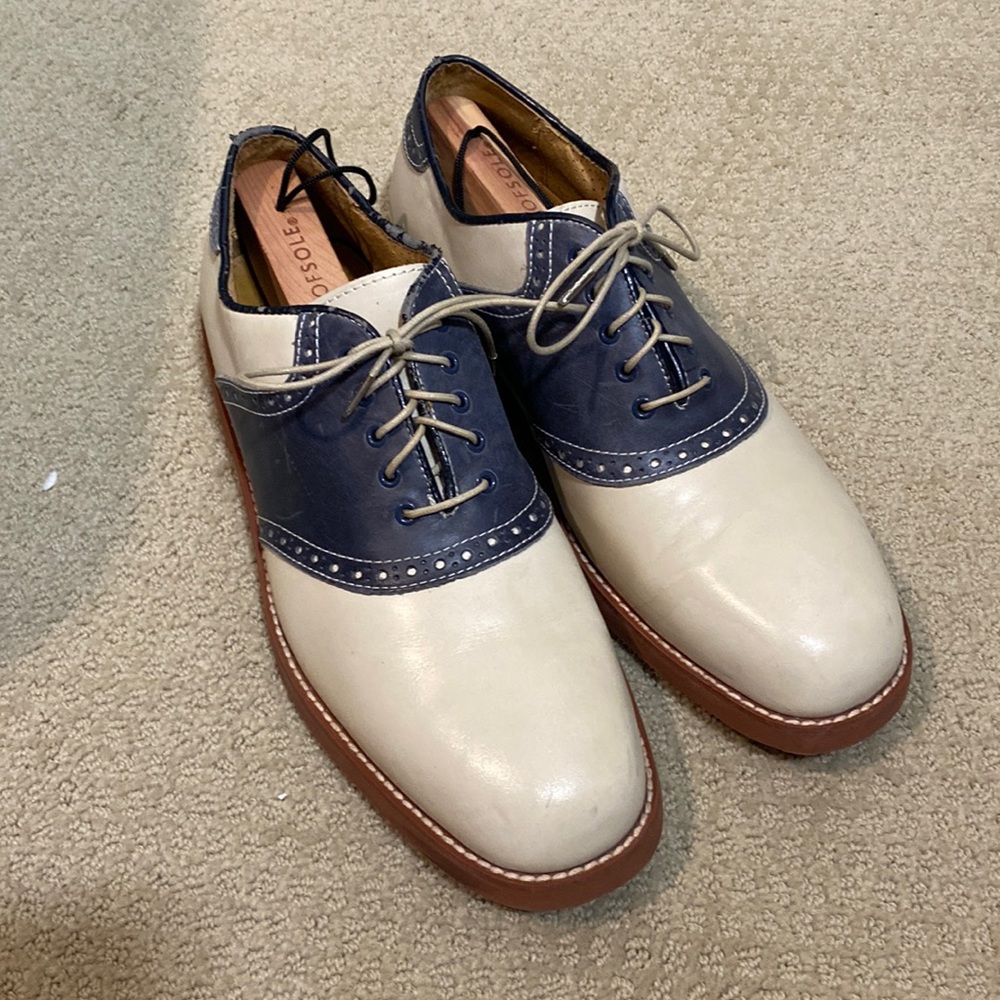 Men’s Florsheim Blue/Tan Saddle Shoes - Size 11